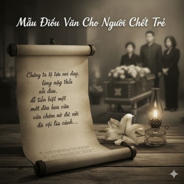 bai dieu van cho nguoi chet tre