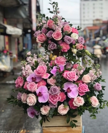lang hoa cuoi dep chuc mung dam cuoi day y nghia